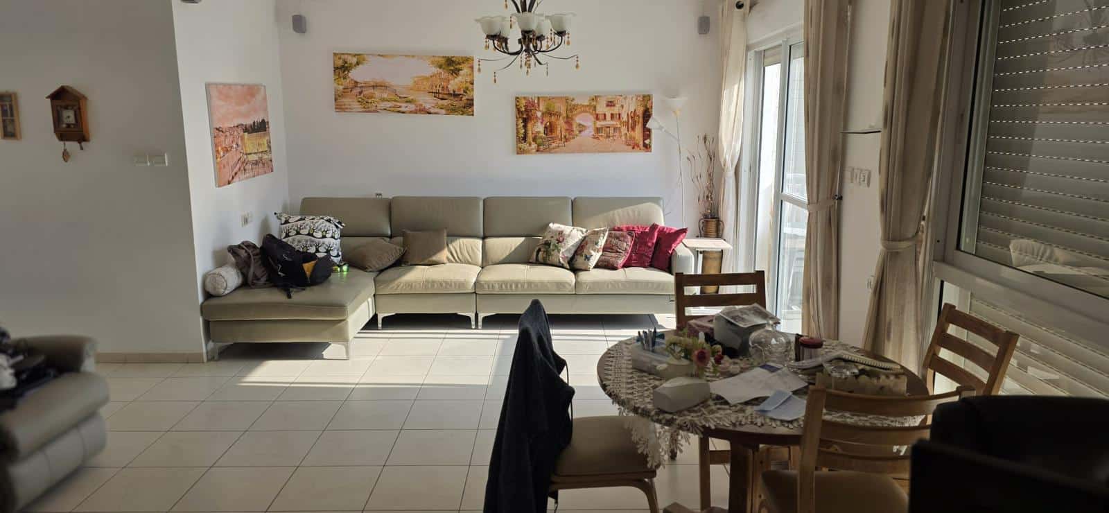 למכירה מיקום מבוקש דירת 3 חד' נוף לים